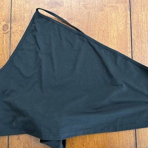 BloomChic cross body crop top with back tie